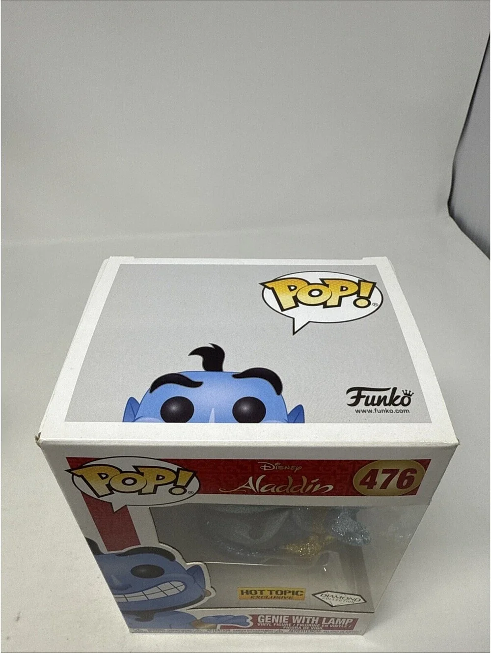 Funko Pop! #476 Genie with Lamp – Diamond Collection – Hot Topic Exclusive